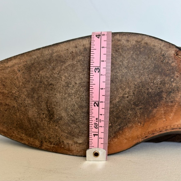 Salvatore Ferragamo Brown Suede Italian Leather Zip Chelsea Boots Size 10.5 - Picture 10 of 15